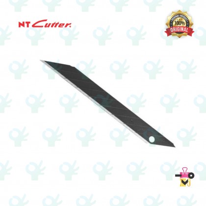 NT Cutter Spare Blade Light-Duty 30 Degree Tip Black 0.38MM 10 Blades Per Pack (BA15P)