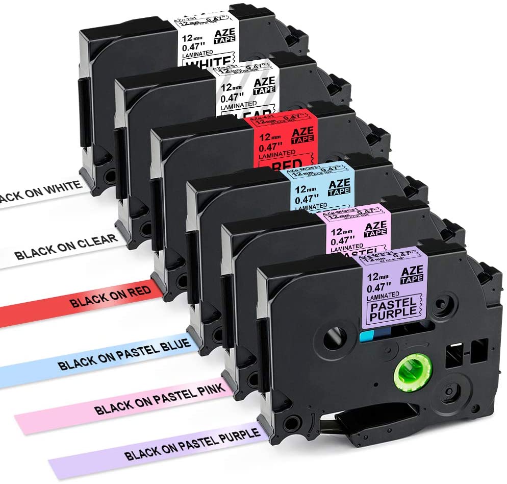 Ofiskita | Brother 12MM TZe Tapes (PT-1280/PT-1290/PT-H110/PT ...