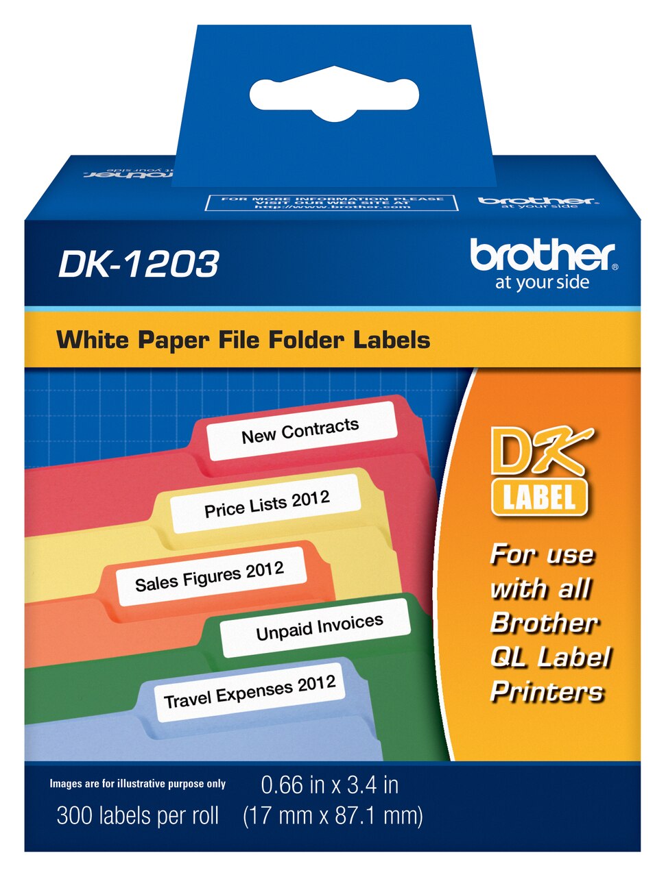 Ofiskita Brother Shipping/ File Folder/ Multi Purpose Labels (For QL
